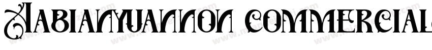 Aabianyuannon commercialuse字体转换